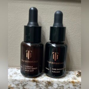 True Botanicals Travel Size Chebula Active 13ml & Pure Radiance 15ml Serums